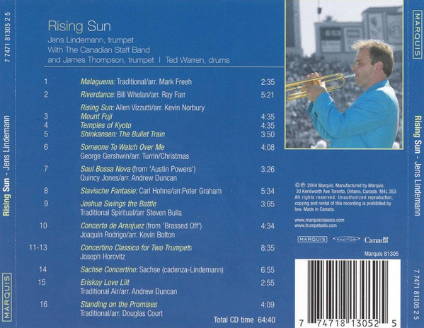 Jens Lindemann, The Canadian Staff Band*-1