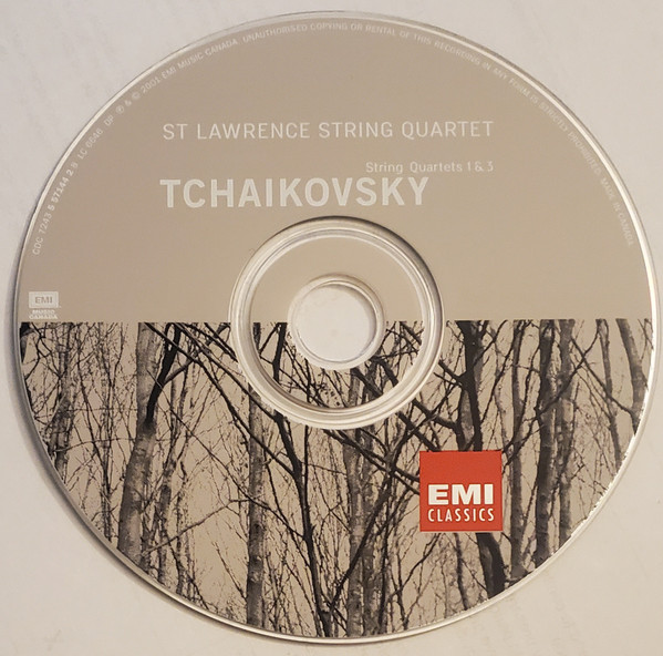 Tchaikovsky* - St Lawrence String Quartet*-2