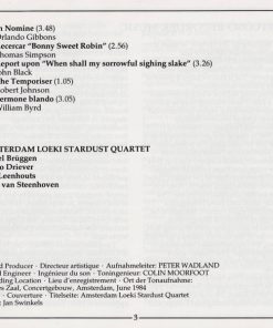 Antonio Vivaldi • Frescobaldi* • Palestrina* • Locke* • Gibbons* • Byrd* - Amsterdam Loeki Stardust Quartet-4