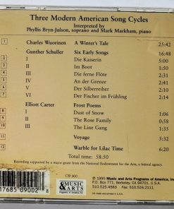 Charles Wuorinen / Gunther Schuller / Elliott Carter - Phyllis Bryn-Julson, Mark Markham (2)-1
