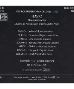 Georg Friedrich Händel - Jeffrey Gall · Derek Lee Ragin · Lena Lootens · Bernarda Fink · Ensemble 415 · René Jacobs-1