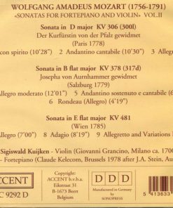 Wolfgang Amadeus Mozart, Sigiswald Kuijken, Luc Devos-1