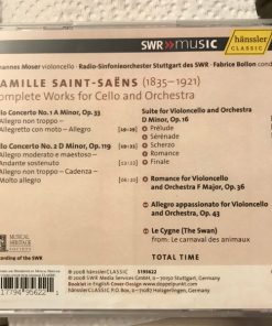 Camille Saint-Saëns / Johannes Moser, Radio-Sinfonieorchester Stuttgart des SWR*, Fabrice Bollon-1