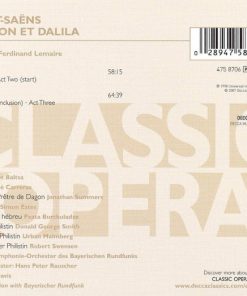 Camille Saint-Saëns - José Carreras · Agnes Baltsa · Jonathan Summers · Simon Estes · Paata Burchuladze · Symphonie-Orchester Des Bayerischen Rundfunks & Chor Des Bayerischen Rundfunks · Sir Colin Davis-1