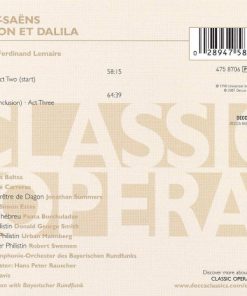 Camille Saint-Saëns - José Carreras · Agnes Baltsa · Jonathan Summers · Simon Estes · Paata Burchuladze · Symphonie-Orchester Des Bayerischen Rundfunks & Chor Des Bayerischen Rundfunks · Sir Colin Davis-2