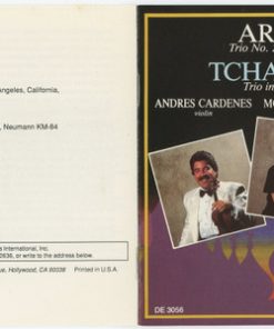 Andrés Cárdenes, Mona Golabek, Jeffrey Solow, Pyotr Ilyich Tchaikovsky, Anton Stepanovich Arensky-3