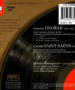 Mstislav Rostropovich • Carlo Maria Giulini / London Philharmonic Orchestra – Dvořák* / Saint-Saëns*-2
