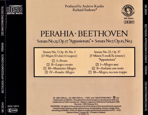 Ludwig van Beethoven - Murray Perahia-1