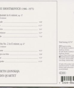 Dmitri Shostakovich / Elisabeth Leonskaja, Borodin String Quartet-1