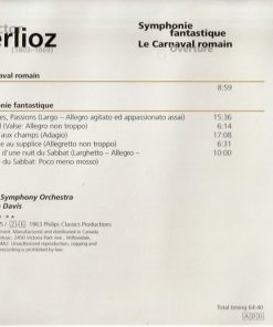Berlioz* – London Symphony Orchestra / Sir Colin Davis-1