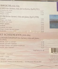 Max Bruch / Robert Schumann - Steven Kanoff, Paul Coletti, Staffan Scheja, Radio-Philharmonie Hannover Des NDR, Tommaso Placidi-1