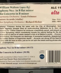 Salvatore Accardo, Philharmonia Orchestra, Louis Frémaux, London Symphony Orchestra, Richard Hickox, Sir William Walton-1