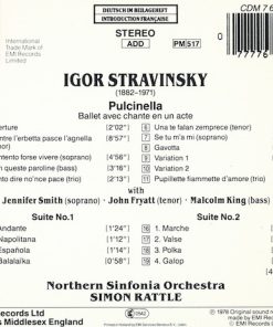 Stravinsky* - Northern Sinfonia Orchestra*, Simon Rattle*, Jennifer Smith (3), John Fryatt, Malcolm King-1