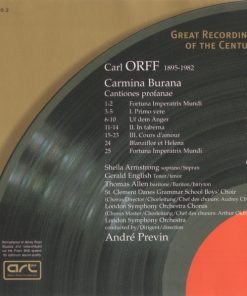 Carl Orff / André Previn, Thomas Allen, Sheila Armstrong, Gerald English, London Symphony Chorus & London Symphony Orchestra-4