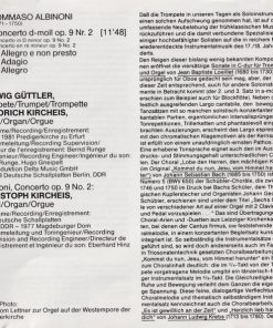 Händel*, Loeillet*, Albinoni*, Krebs*, Bach*, Purcell* ; Ludwig Güttler, Friedrich Kircheis-4