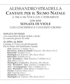 Alessandro Stradella – Lavinia Bertotti - Barbara Zanichelli - Emanuela Galli - Roberto Balconi - Maurizio Sciuto - Carlo Lepore, Orchestra Barocca della Civica Scuola di Musica di Milano, Enrico Gatti-2