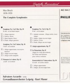 Bruch* – Gewandhausorchester Leipzig, Kurt Masur-1