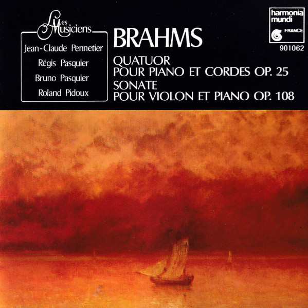 Johannes Brahms - Jean-Claude Pennetier, Régis Pasquier, Bruno Pasquier, Roland Pidoux-0