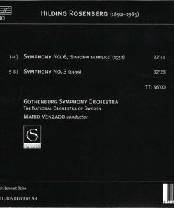Hilding Rosenberg, Gothenburg Symphony Orchestra*, Mario Venzago-1