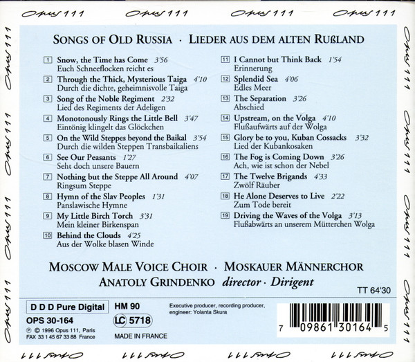 Moscow Male Voice Choir, Anatoly Grindenko-1