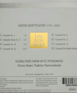 Dimitrij Bortniansky / Государственная Певческая Капелла Санкт-Петербурга-1