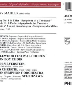 Mahler* – Boston Symphony Orchestra, Tanglewood Festival Chorus, Seiji Ozawa-1