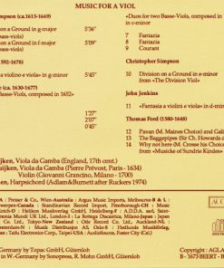 J. Jenkins*, Chr. Simpson*, Th. Ford*, M. Locke* - Wieland Kuijken, Sigiswald Kuijken, Robert Kohnen-2