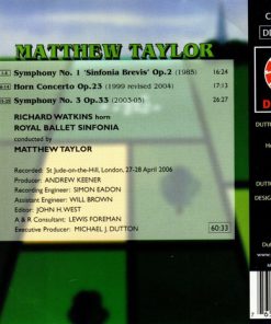 Matthew Taylor (6), Richard Watkins, Royal Ballet Sinfonia-1