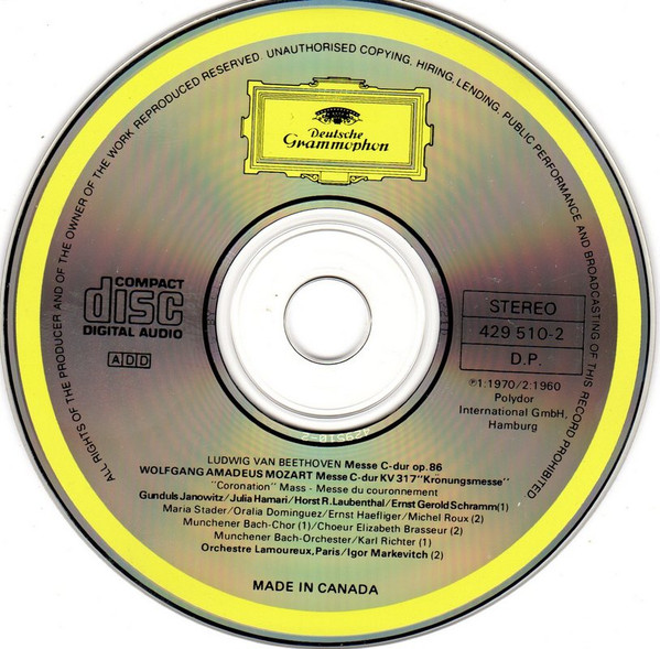 Beethoven* / Mozart* - Karl Richter, Igor Markevitch-3