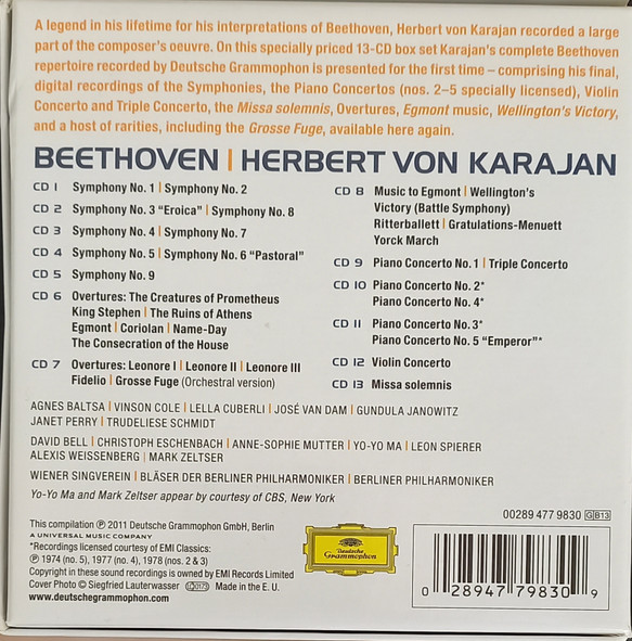 Beethoven* - Karajan*-1