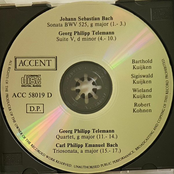 Barthold Kuijken - Sigiswald Kuijken - Wieland Kuijken - Robert Kohnen-2