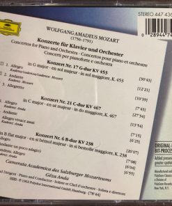 Wolfgang Amadeus Mozart, Camerata Academica Salzburg Soloist Und Dirigent: Géza Anda-1