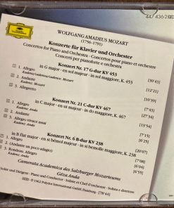 Wolfgang Amadeus Mozart, Camerata Academica Salzburg Soloist Und Dirigent: Géza Anda-3