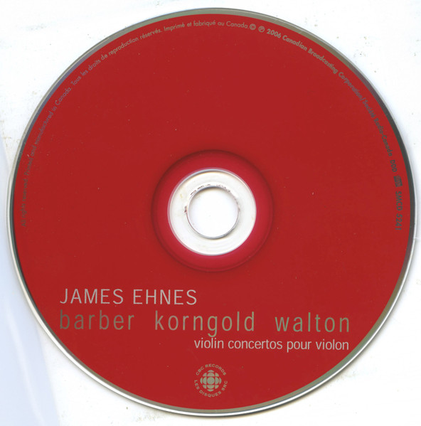 Barber* / Korngold* / Walton* - James Ehnes, Vancouver Symphony Orchestra, Bramwell Tovey-2
