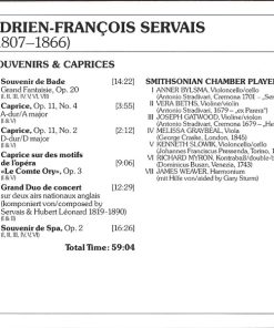 Servais*, Smithsonian Chamber Players*, Anner Bylsma, Vera Beths-3