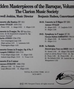 The Clarion Music Society*, Newell Jenkins, Benjamin Hudson-1