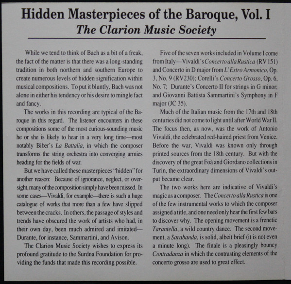 The Clarion Music Society*, Newell Jenkins, Benjamin Hudson-3