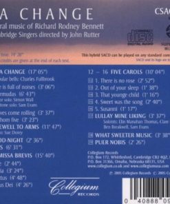 Richard Rodney Bennett, The Cambridge Singers, John Rutter-1