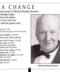 Richard Rodney Bennett, The Cambridge Singers, John Rutter-2