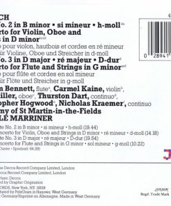 Johann Sebastian Bach - The Academy Of St. Martin-in-the-Fields, Sir Neville Marriner-1