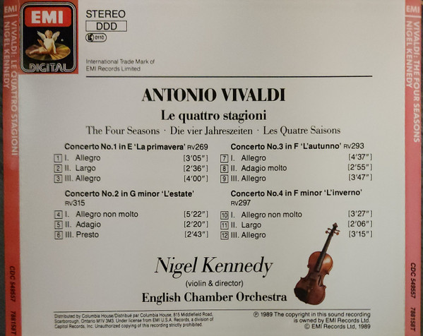 Vivaldi* - Nigel Kennedy, English Chamber Orchestra-1