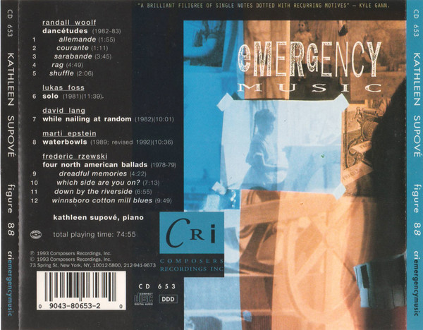 Kathleen Supové / Randall Woolf, Lukas Foss, David Lang, Marti Epstein, Frederic Rzewski-1