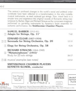 Sir Edward Elgar, Samuel Barber, Richard Strauss, Smithsonian Chamber Players*, Kenneth Slowik-1
