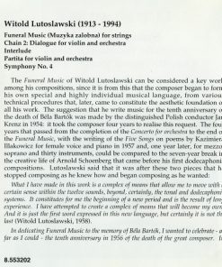 Lutoslawski*, Krzysztof Bakowski*, Polish National Radio Symphony Orchestra (Katowice)*, Antoni Wit-4