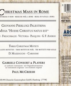 Palestrina* · Josquin* · Victoria* · Frescobaldi* · D. Mazzocchi* · Carissimi* - Gabrieli Consort & Players*, Paul McCreesh-1