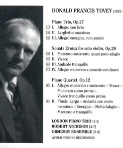 Donald Tovey*, London Piano Trio, Robert Atchison, Ormesby Ensemble-1