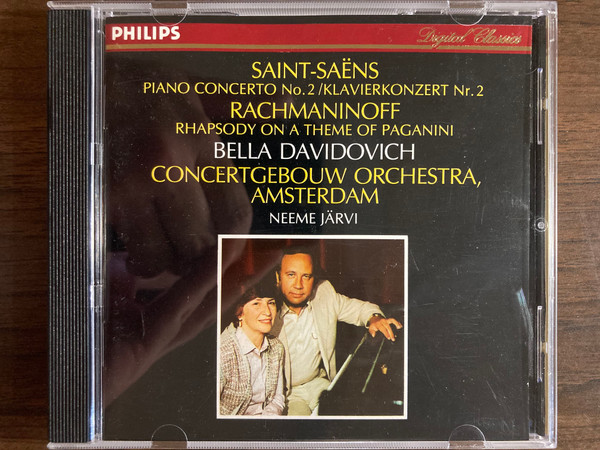 Saint-Saëns* / Rachmaninoff* – Bella Davidovich, Concertgebouw Orchestra, Amsterdam*, Neeme Järvi-0