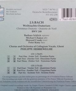 Johann Sebastian Bach - Barbara Schlick, Michael Chance, Howard Crook, Peter Kooij, Collegium Vocale, Philippe Herreweghe-1