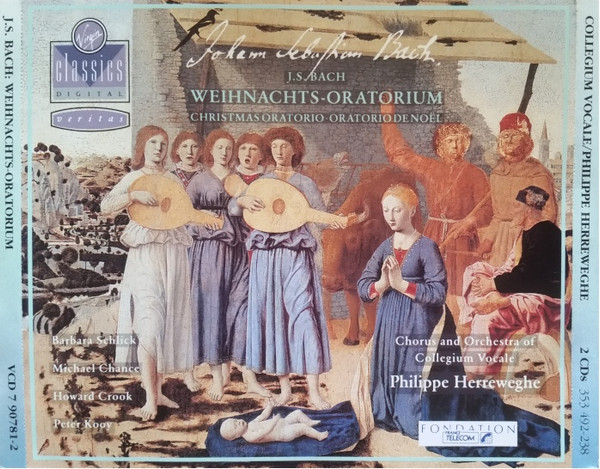 Johann Sebastian Bach - Barbara Schlick, Michael Chance, Howard Crook, Peter Kooij, Collegium Vocale, Philippe Herreweghe-3