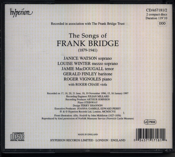 Frank Bridge, Various-1